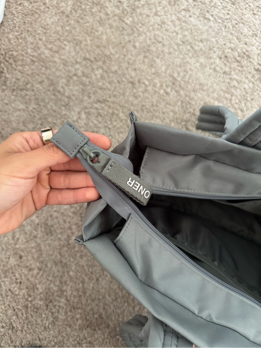 Oner Active Alpine Green tote bag - Picture 5 of 6
